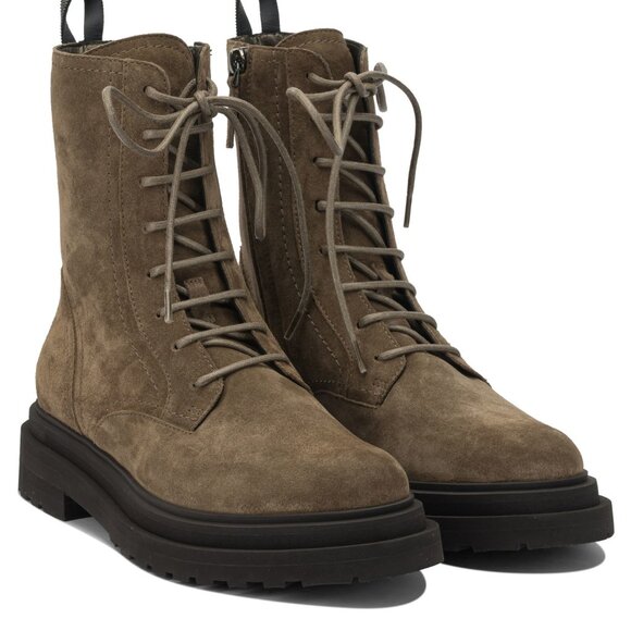 Brunello Cucinelli Suede Lace-Up Ankle Boots IT 40 Women - Picture 2 of 5